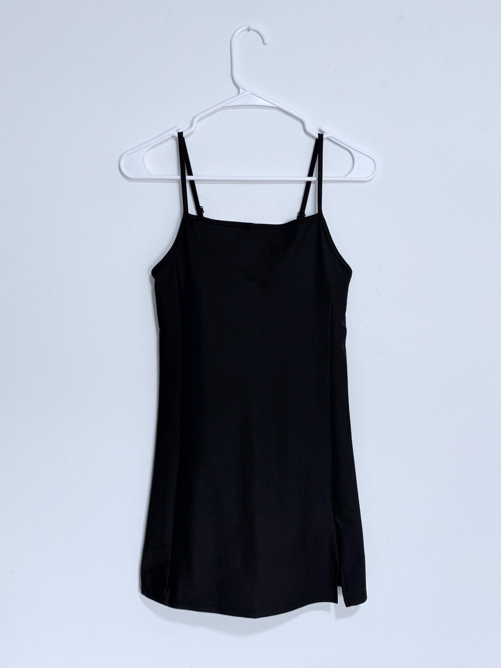 Old Navy Black Casual Athletic Active Dress with Built-In Shorts & Pocket